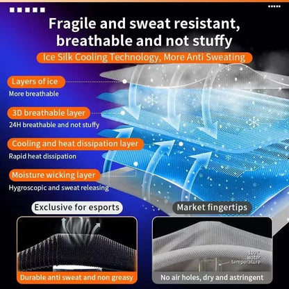 1 Pair NEW E-Sports Mobile PUBG Game Finger Gloves Silver Fiber Anti Slip Ultrathin Sweat Resistance Breathable Gaming Fingertip - MyLootWare