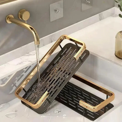 Bathroom Storage Wall Mount Shampoo Makeup Storage Holder Bathroom Accessories No Drilling Wall Shelf Shower Holder For WC - MyLootWare