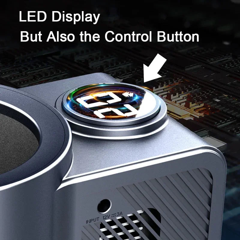 Smart 2 In 1 Car Heating Cooling Cup for Coffee