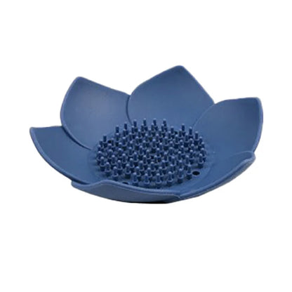 Petal Shape Soap Dish Non-slip Silicone Soap Box