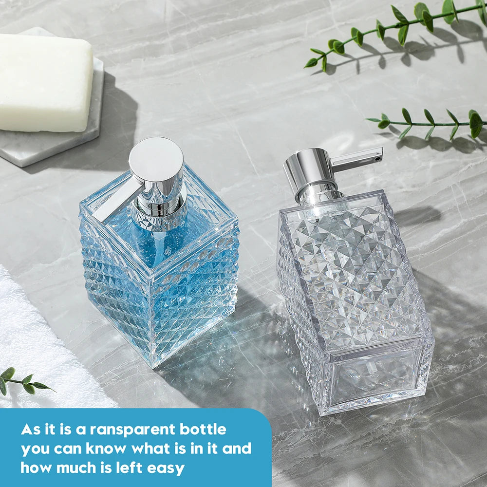 Clear Acrylic Liquid Hand Soap Dispenser（10oz）
