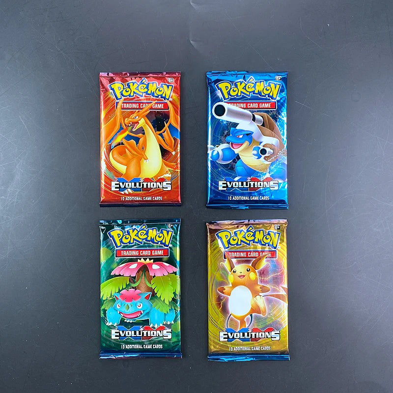 20pcs English Pokemon Card TCG:Evolutions Booster Box Trading Game Collection Children Toys - MyLootWare