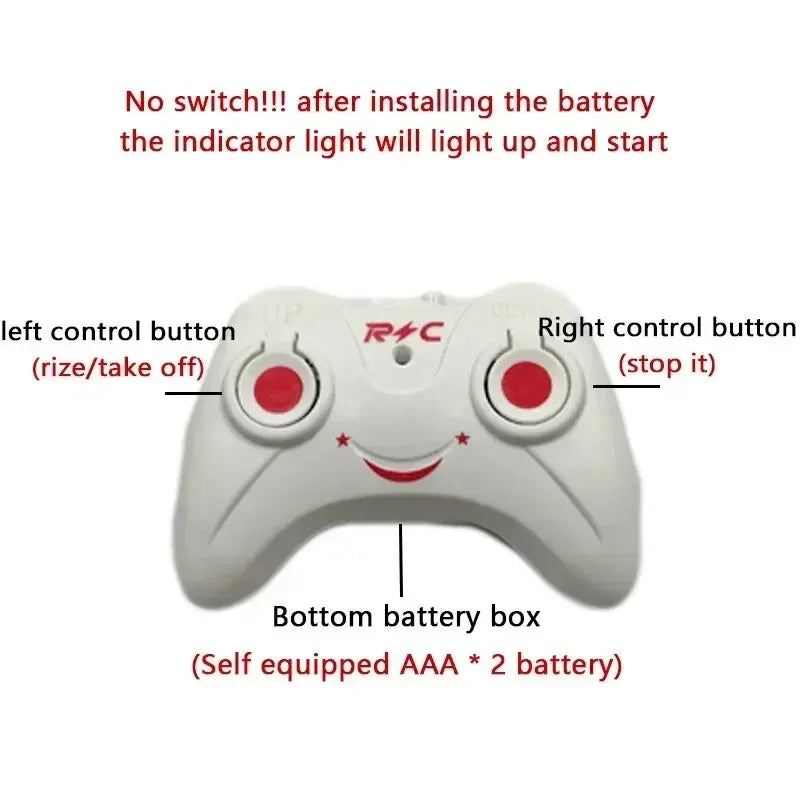 Rechargeable Mini RC Drone Remote Safe
