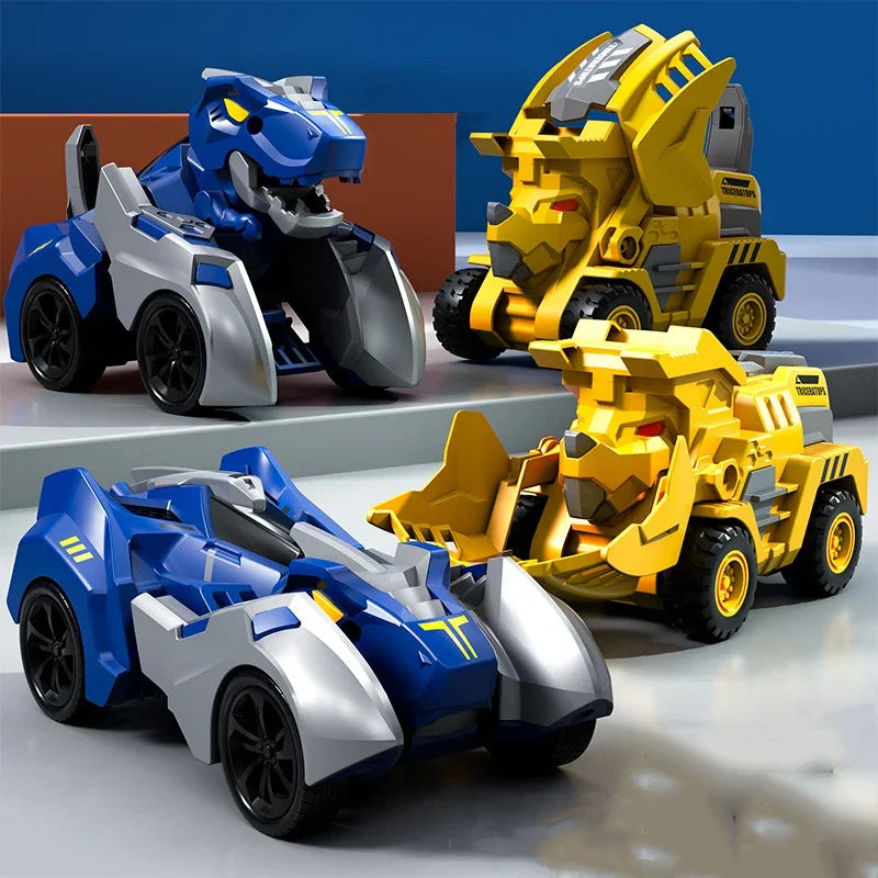 2 In 1 Deformation Dinosaur Toy Robot Transformation Car Dino Action Figure Toys for Boy PVC Car Children Fun Gifts - MyLootWare