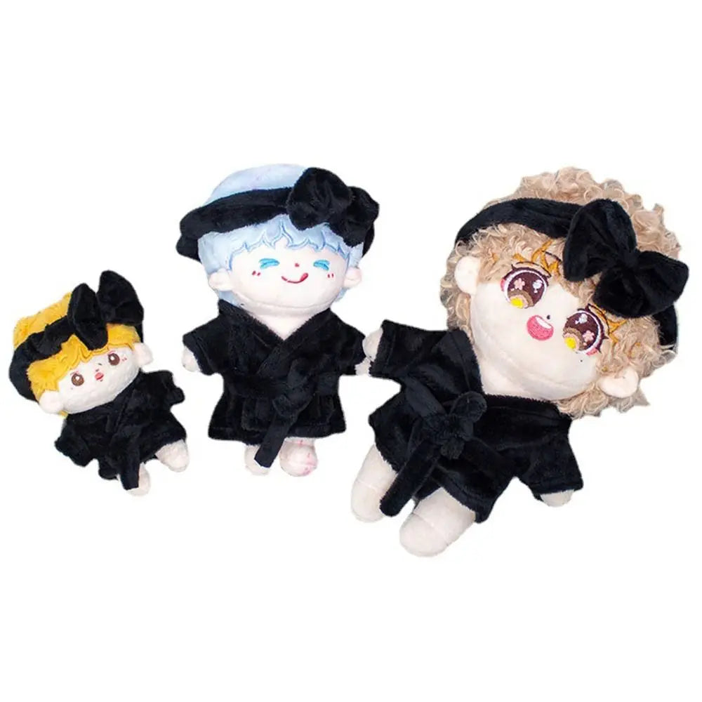 New Cute 10cm Cotton Doll Velvet Pajamas Clothes