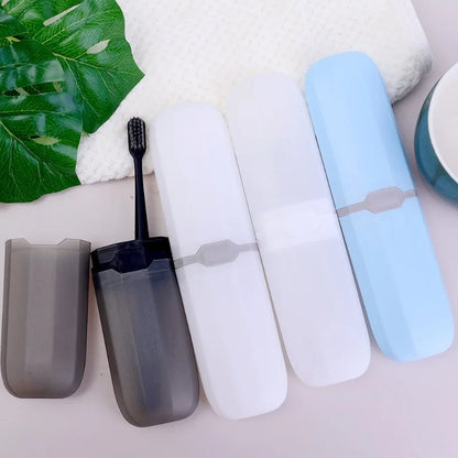 Travel Toothbrush Case Holder Plastic Portable