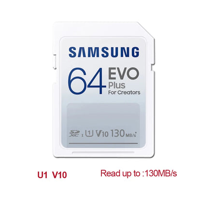 Samsung EVO Plus SD Card 32-256GB High-Speed