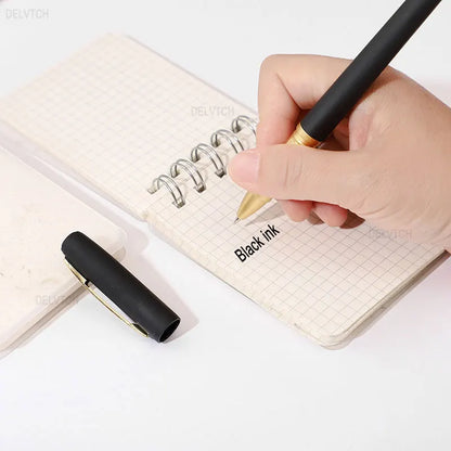 2/4/8/10/20/30/50Pcs Large Capacity Black Ink Gel Pen 0.5 0.7 1.0 Tip Refill Matte Handle Business Signature Writing Stationery - MyLootWare