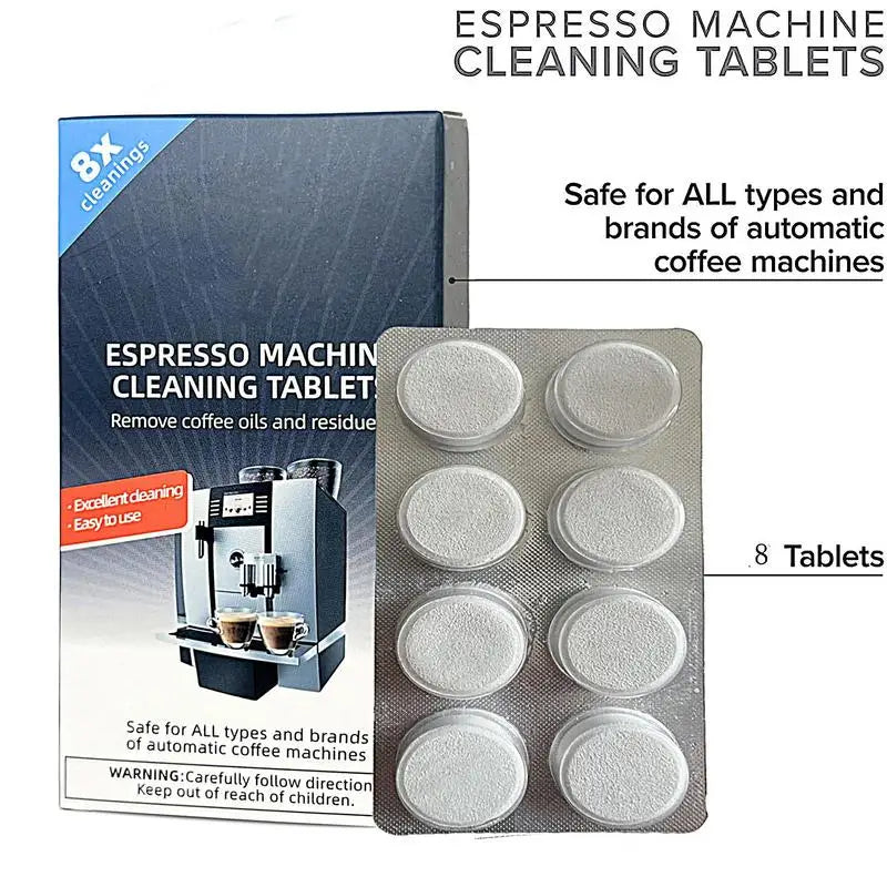 Coffee machine cleaning tablets 8 tablets coffee