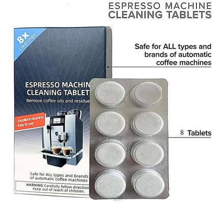 Coffee machine cleaning tablets 8 tablets coffee