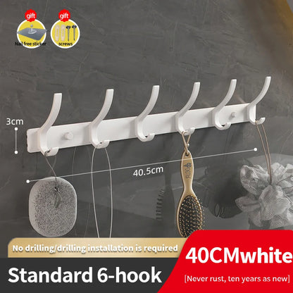 YUNJIEYA Black/White/Gun Grey Door hooks Clothes