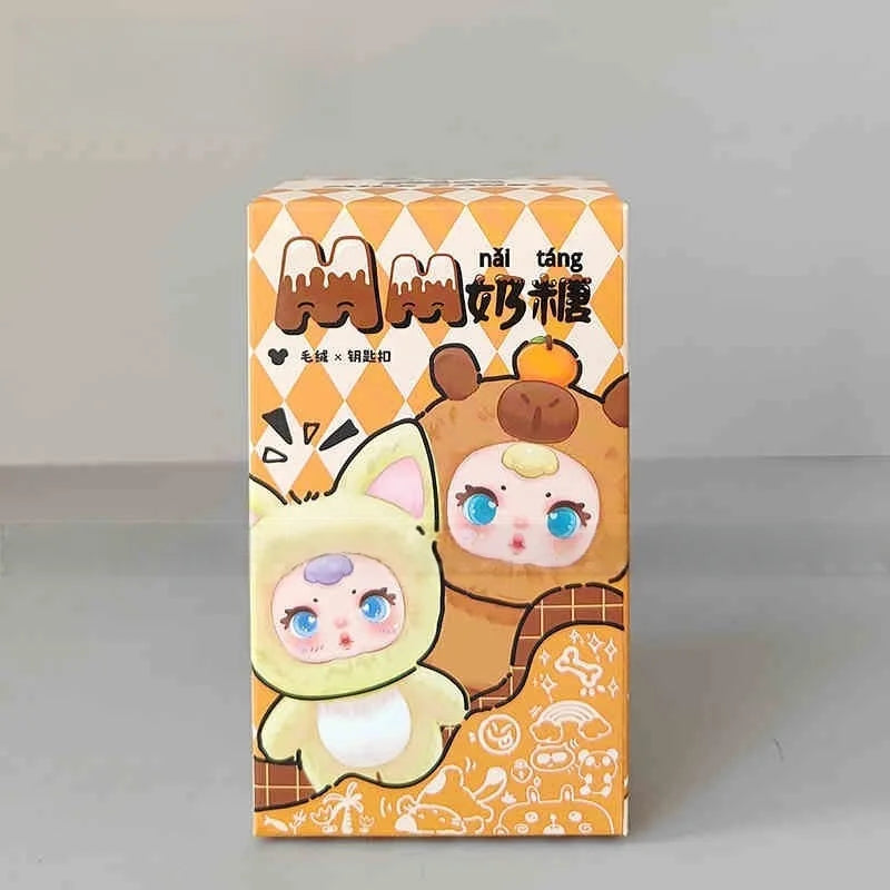 New Authentic Mm Milk Candy Animal Plush Keychain