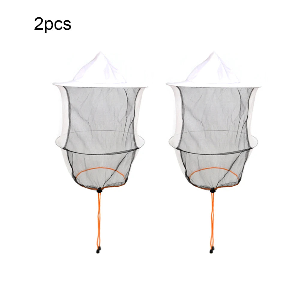 2pcs Stay Protected With Mesh Beekeeping Hat Premium Fabric For Beekeepers Multi-purpose High-quality Fabric - MyLootWare