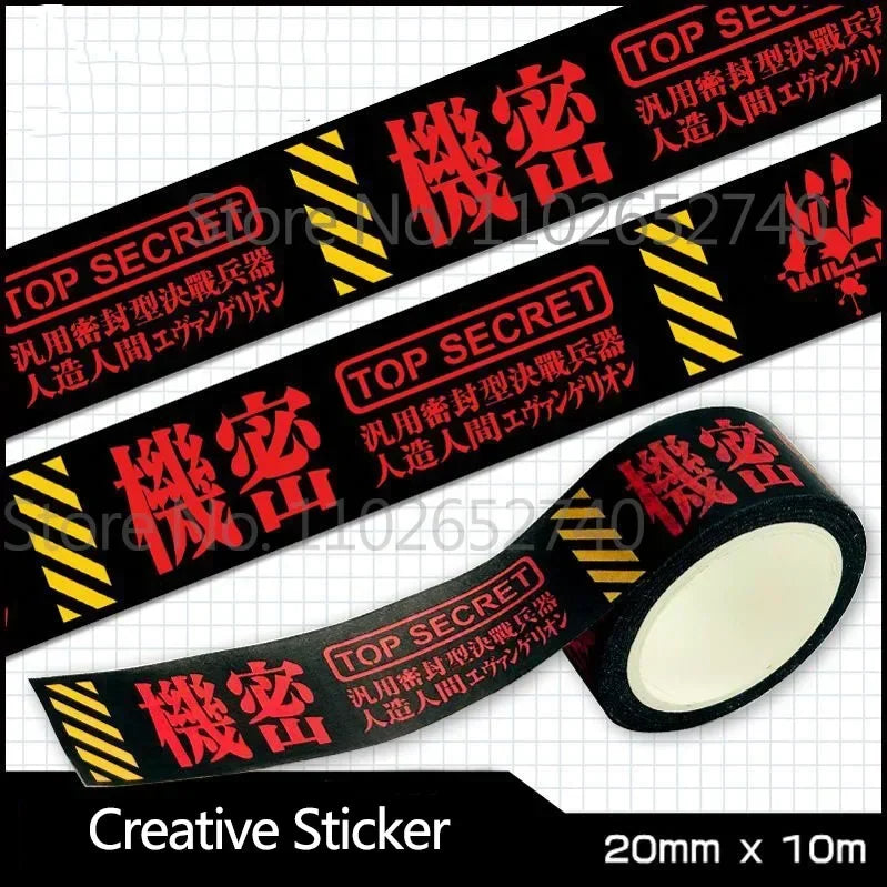 6 Styles Anime Anime Figure Asuka Langley DIY Cartoon Sticker Tape Children's Scrapbook Sticker Toys Anime Peripheral - MyLootWare