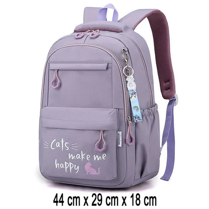 Backpack School Bag Girl Back Pack For Children Kid Child Teenager Female Class Schoolbag Primary Women Bagpack Teen Bookbag Kit - MyLootWare