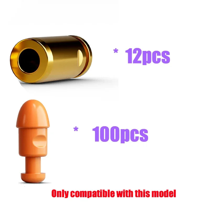 مسدس رصاص ناعم مزود بخاصية الارتداد، وطلقة واحدة، وإمكانية إخراج القذائف، ومسدس، ولعبة الرماية الرياضية الخارجية