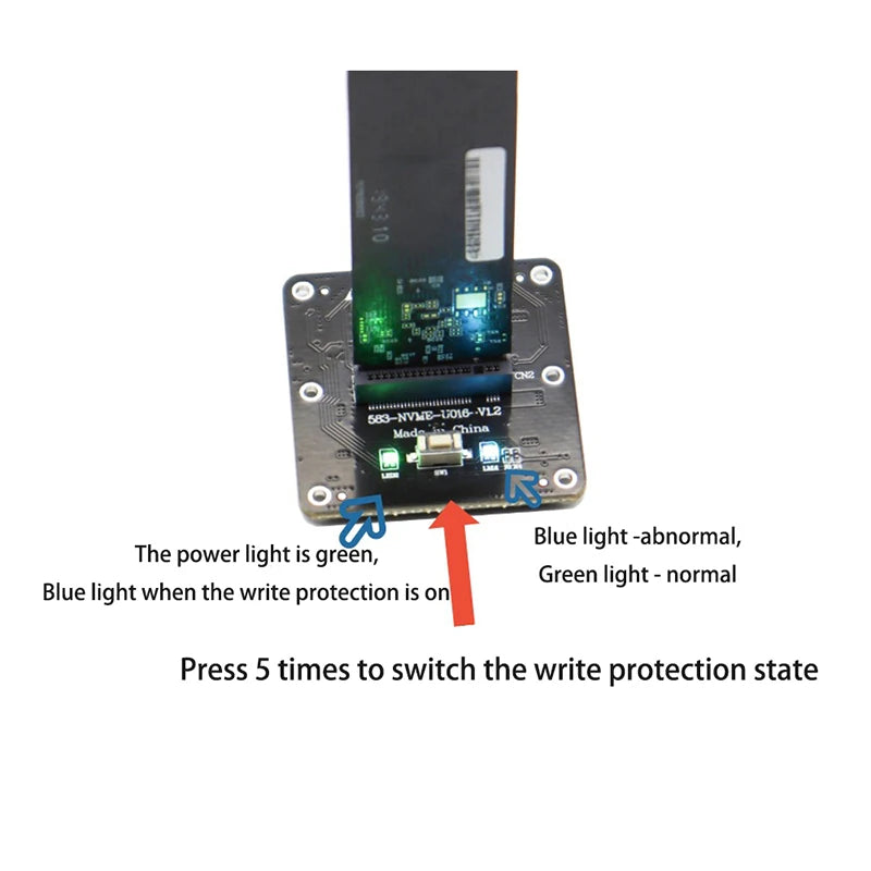 NVMe to USB 3.1 10Gbps Type C SSD Adapter Test