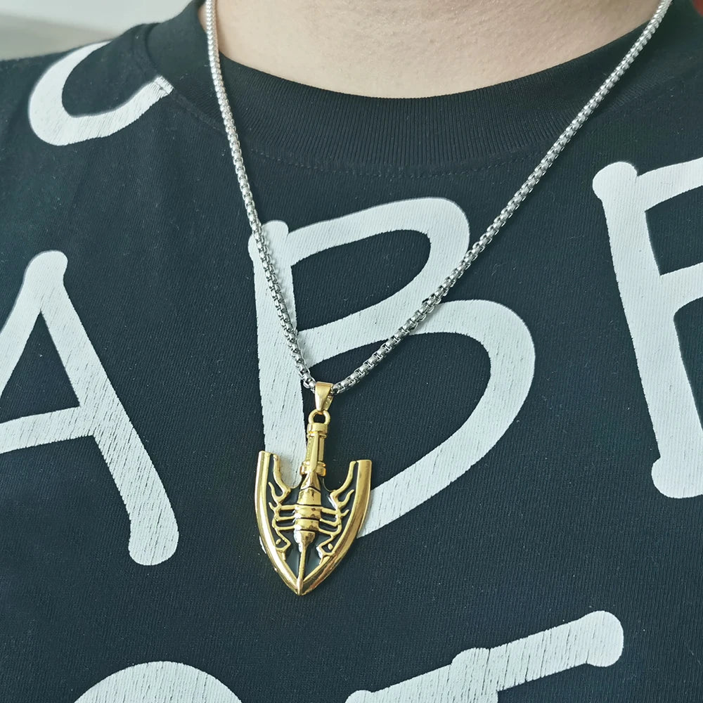 Anime Jojos Bizarre Adventure Anime Arrow Pendant Necklace for Men Women Fans