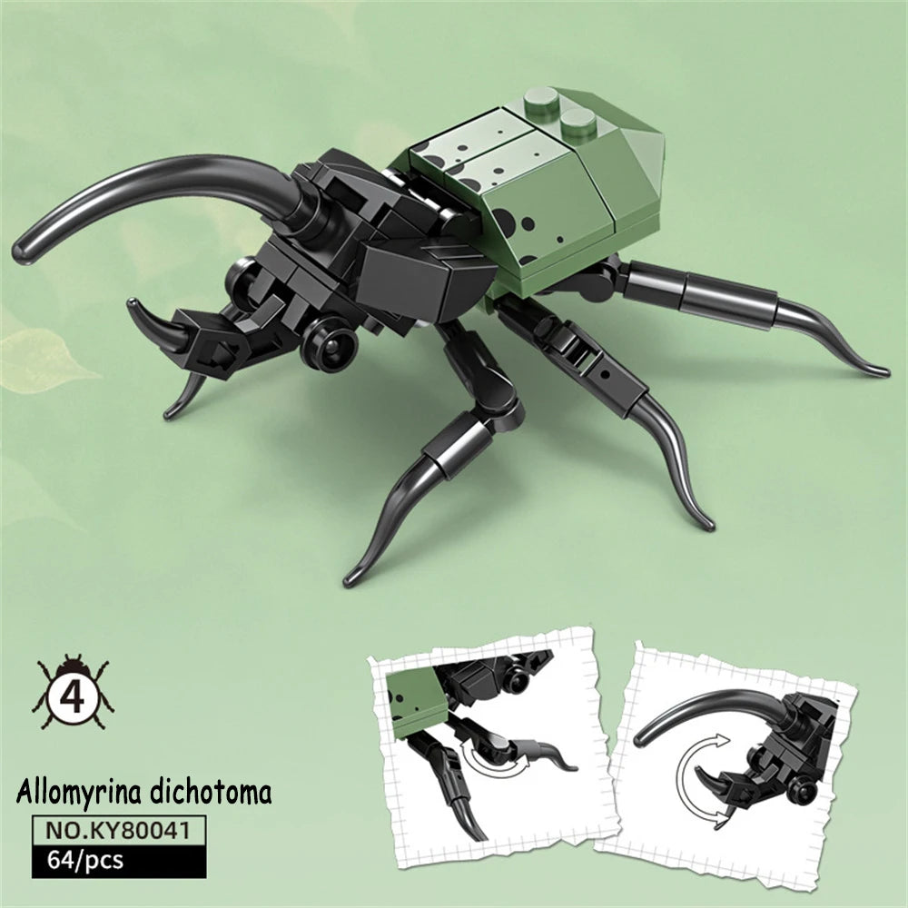 Weevil Insect Series Model Building Blocks Toys