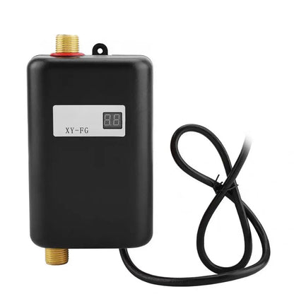 3000W Electric Water Heater Electric Tankless Water Heater LCD Digital Temperature Display Heating Shower 220-240V 50Hz - MyLootWare