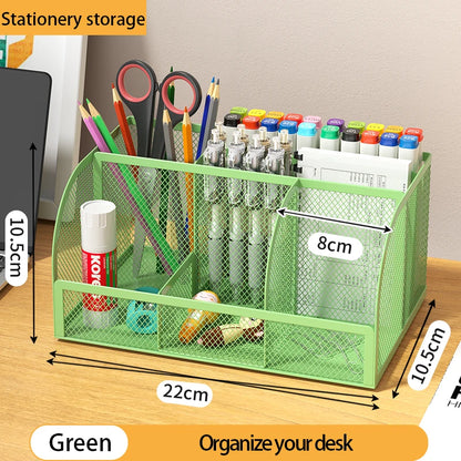Large Capacity Metal Pen and Pencil Organizer