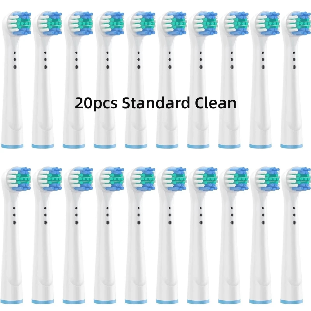 8/16Pcs Replacement Brush Heads for Oral B Electric Toothbrushes Floss Cross Action 3D Pro White Precision Standard Daily Clean - MyLootWare