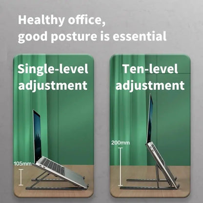 Foldable Adjustable Cooling Stand for Laptops