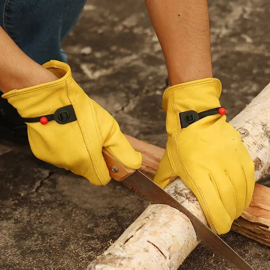 Cow Leather Work Glove Soft Cowhide Welding