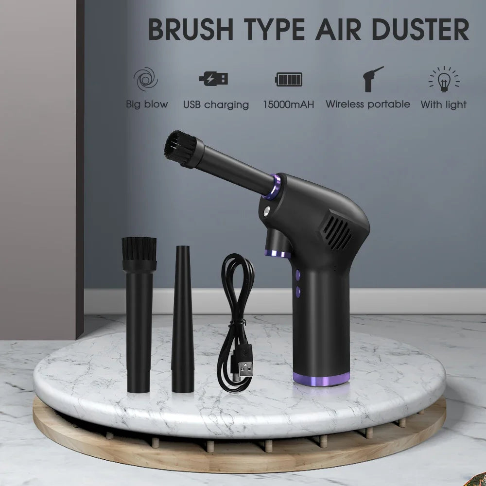 Wireless Air Duster USB Dust Blower Handheld Dust