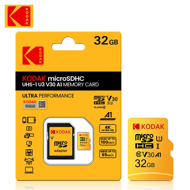 Kodak Micro SD 128GB SD card 32GB flash drive