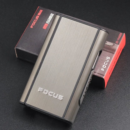 Portable Automatic Cigarette Case Waterproof Metal