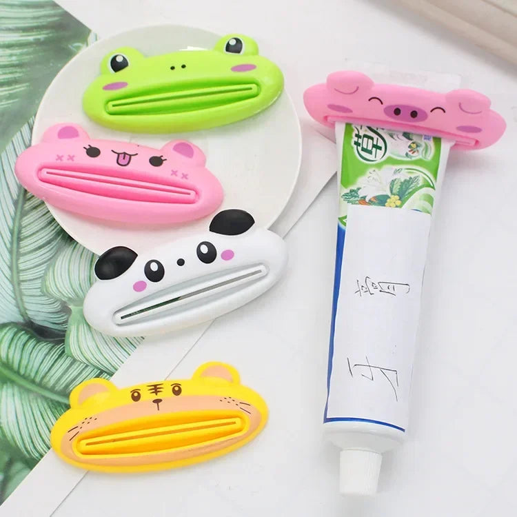 Cartoon Animal Toothpaste Squeezer Easy Use For Children Dispenser Kitchen Gadget Useful Home Tools Bathroom Plastic Tooth Paste - MyLootWare