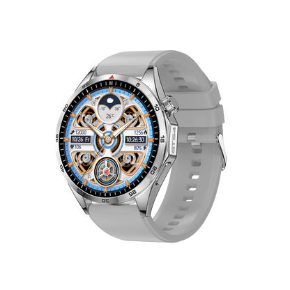 ساعة ذكية للرجال 1.53 شاشة عالية الدقة 360*360 مكالمات بلوتوث IP67 مقاومة للماء مع أكثر من 100 رمز رياضي ومراقبة معدل ضربات القلب ساعة ذكية