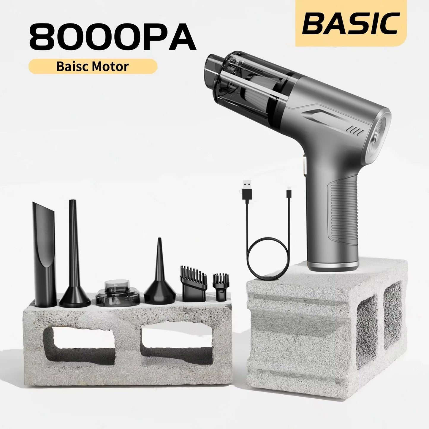 Portable Car Vacuum Cleaner CENRR 98000PA