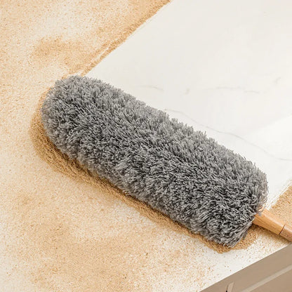 Anti-static yellow and grey wool duster brush，A good helper for home cleaning - MyLootWare