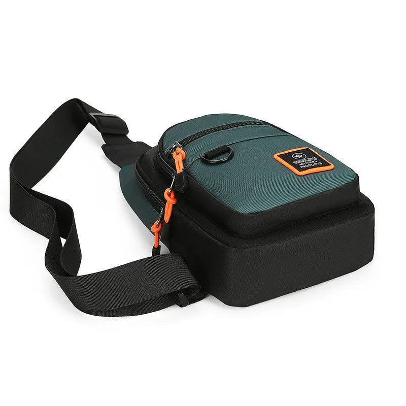Chest Bags Men's One Shoulder Crossbody Bag Large Capacity Outdoor Sports Leisure Fashion Small Shoulder Bag Backpack Men's - MyLootWare