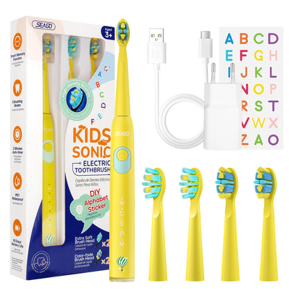 Seago Kids Electric Toothbrush for 6+Years 5 Modes