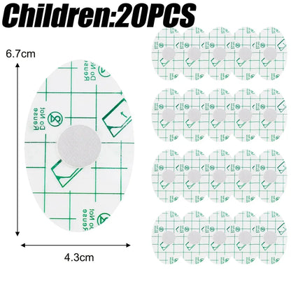 100-20Pc Adhesive Ear Pad Anti-Wear Foot Patch Heel Patch Waterproof Baby Adult Bath Ear Protector for Bathroom Swimming Sticker - MyLootWare