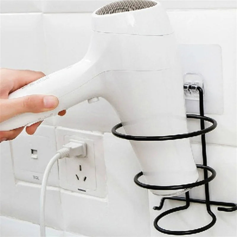 Hair Dryer Rack Wall Mounted Bathroom Hotel Stand
