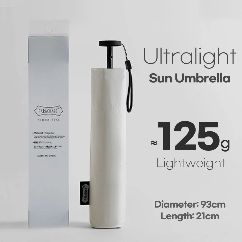 Parachase Pencil Folding UV Umbrella Carbon Fiber