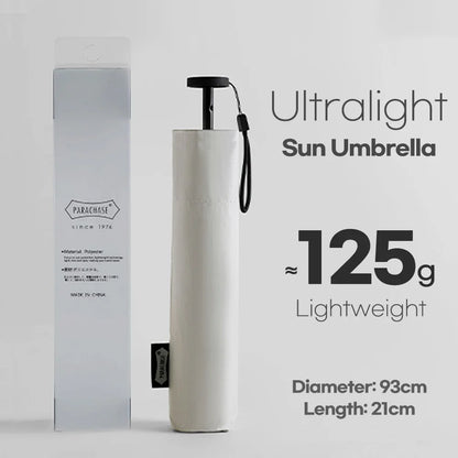 Parachase Pencil Folding UV Umbrella Carbon Fiber