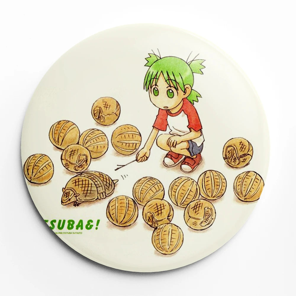 Yotsuba Anime Cartoon Soft Button Lapel Anime Pin