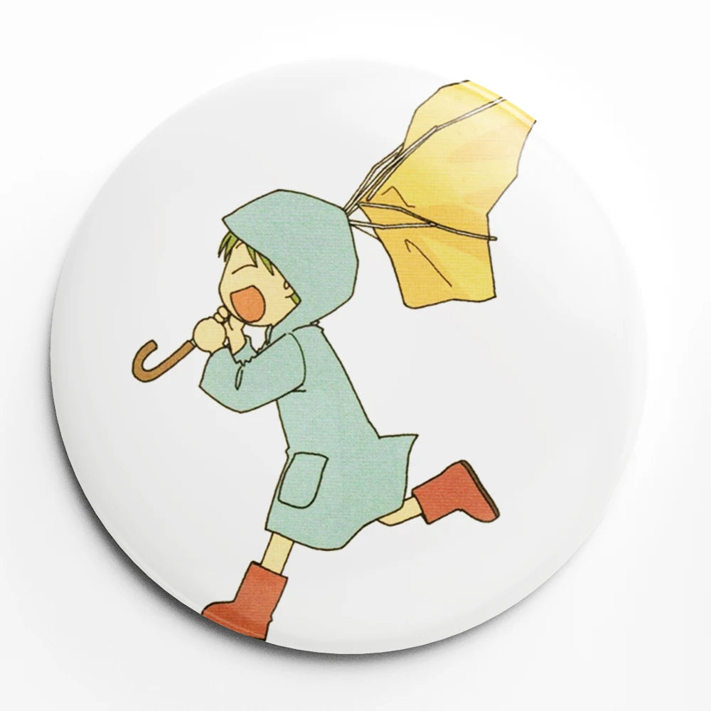 Yotsuba Anime Cartoon Soft Button Lapel Anime Pin
