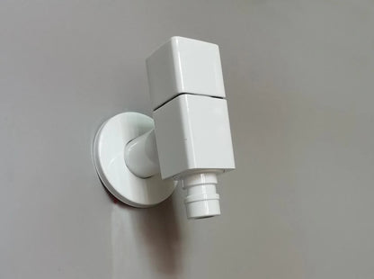 White Copper Wall Mounted Garden Faucet