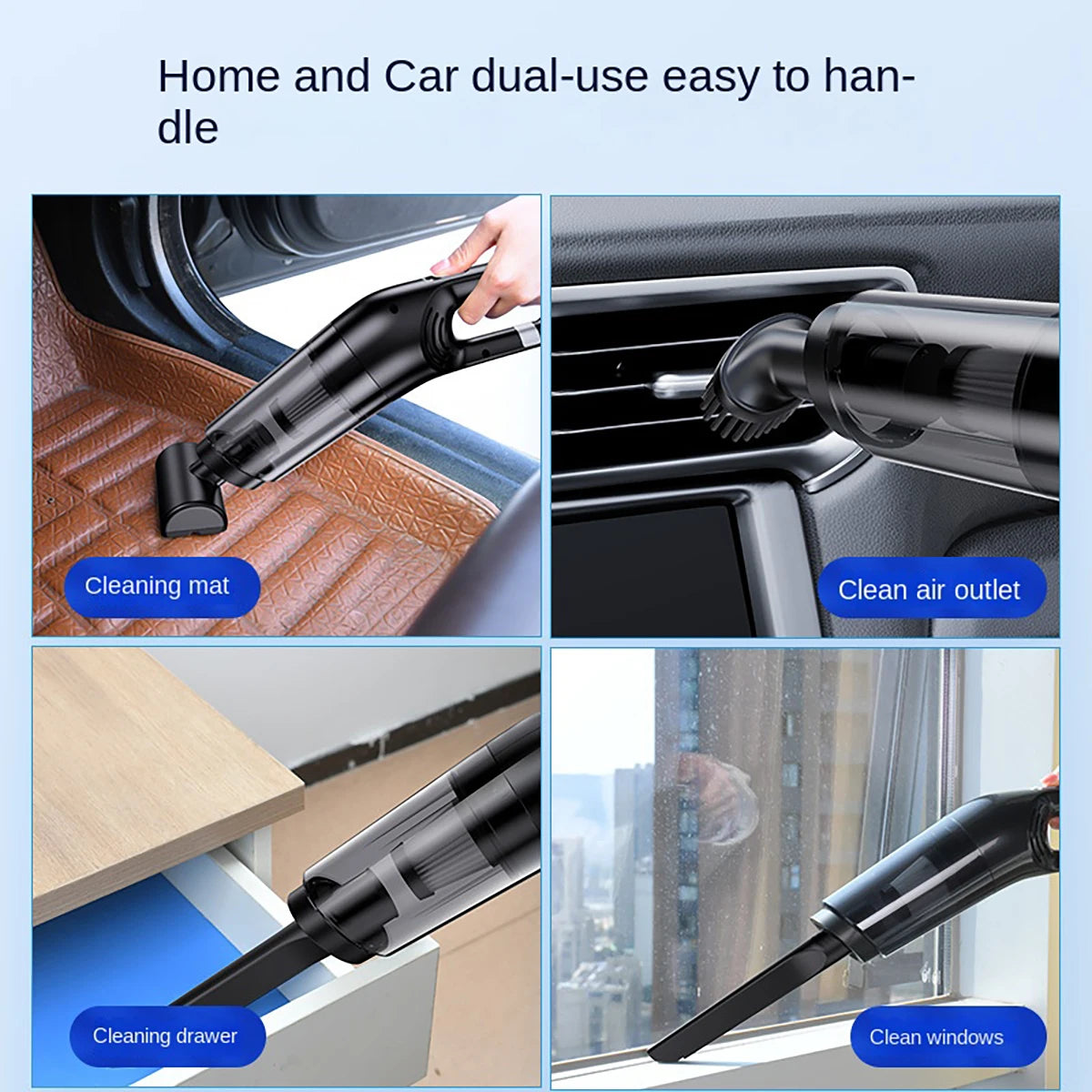 Handheld USB Charging Portable Home Car Wireless
