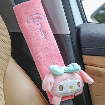 Car Supplies Seat Belt Cover Insurance Shoulder Cover Auto Seat Belt Shoulder Pad Decoration Couple Car Interior Accessories - MyLootWare