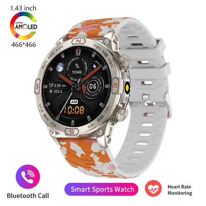 New 1.43-inch smartwatch ECG+PPG all-weather heart