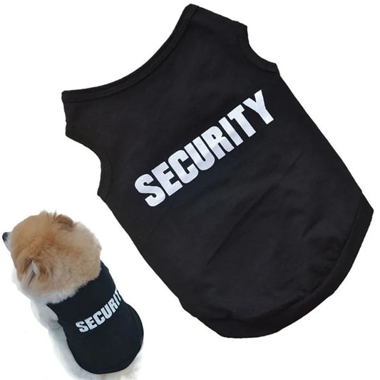 UBBT Security Dog Vest Summer Dog Clothes XS-L