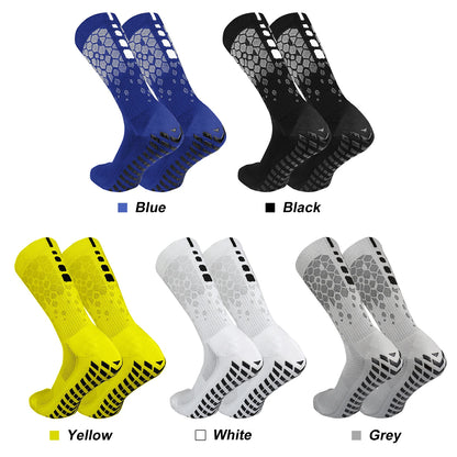 Anti-slip Soccer Socks for Men and Women Breathable Athletic Socks with Grippers for Yoga Football Gym - MyLootWare