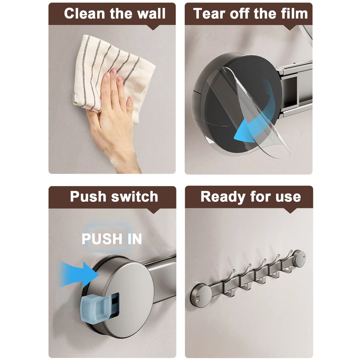 Clothes Hook Bathroom Towel Hanger Hook Wall Hook